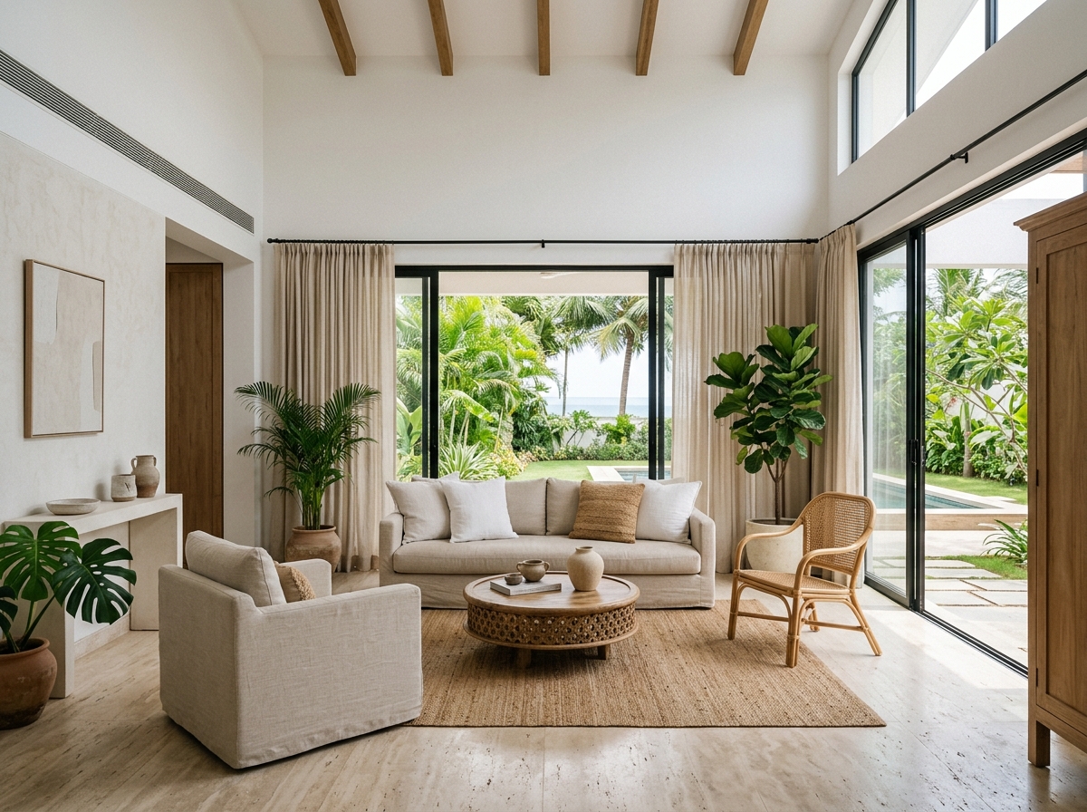 Minimalist villa interior — ECR