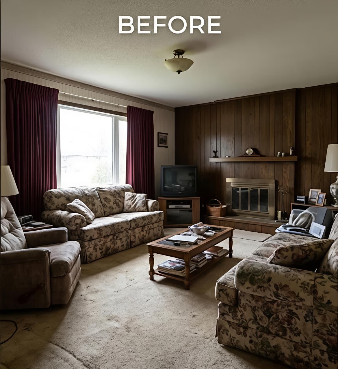 Completed interior result